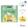 Moomin Baby Newborn Pieluszki ekologiczne 1 (2-5 kg), 25 szt.