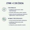 NATURELL Cynk + C 120 tabletek do żucia