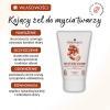 Orientana Oczyszczanie Kojący żel do mycia twarzy Daktyl Inulina Zielona Herbata, 125 ml