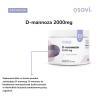 OSAVI D-mannoza 2000mg w proszku, 120g