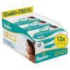 Pampers Aqua Soft Touch Chusteczki nawilżane dla dzieci, 12 x 60 szt.