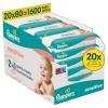 Pampers Sensitive Chusteczki nawilżane dla dzieci, 20 x 80 szt.