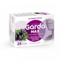Garda Max o smaku czarnej porzeczki, 24 past.