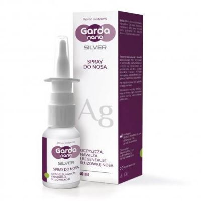 Garda Nano Silver Spray do nosa z nanosrebrem, 30 ml