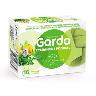 Garda Tymianek i Podbiał, 16past. do ssania KRÓTKA DATA 31.10.2026