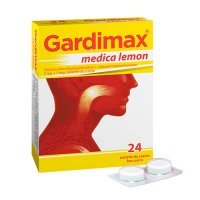 Gardimax medica lemon, 24 tabletki do ssania