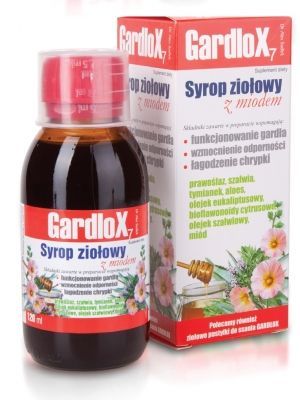 GARDLOX 7 syrop ziołowy z miodem 120 ml