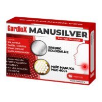 GARDLOX MANUSILVER 16 pastylek do ssania