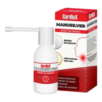 GARDLOX MANUSILVER Spray do gardła 30 ml