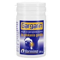 GARGARIN proszek do sporządzania płynu do płukania gardła 30 g