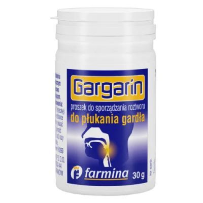 GARGARIN proszek do sporządzania płynu do płukania gardła 30 g