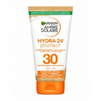 Garnier Ambre Solaire Hydra 24h Protect SPF 30 Wodoodporny krem do twarzy i ciała, 50 ml