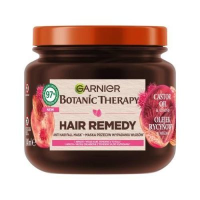 GARNIER Botanic Therapy Hair Remedy Maska przeciw wypadaniu włosów Olejek rycynowy i Migdał, 340ml