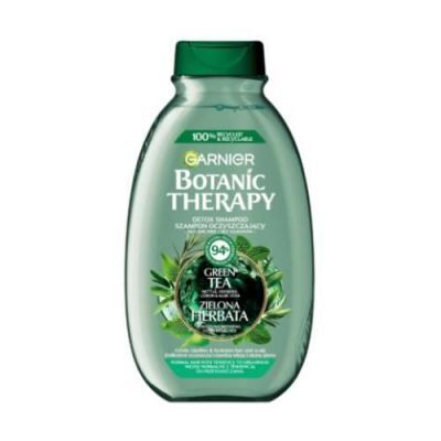 GARNIER Botanic Therapy Szampon oczyszczający do włosów przetłuszczających się Zielona herbata, 400ml