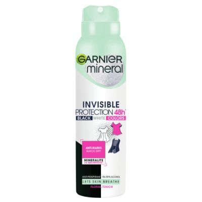 GARNIER MINERAL Invisible Protection Antyperspirant w sprayu Floral Touch, 150 ml