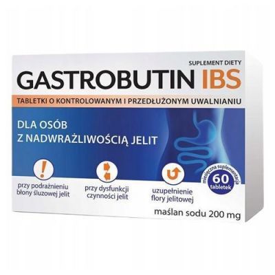 GASTROBUTIN IBS 60 tabletek o zmodyfikowanym uwalnianiu