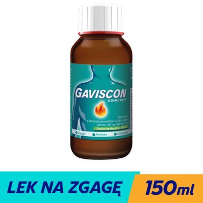 GAVISCON zawiesina o smaku miętowym 150 ml