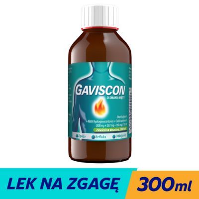 GAVISCON zawiesina o smaku miętowym 300 ml