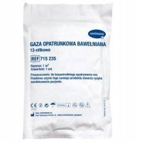 GAZA OPATRUNKOWA bawełniana JAŁOWA 13-nitkowa 1 m2  HARTMANN