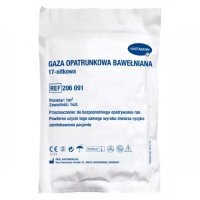 GAZA OPATRUNKOWA bawełniana JAŁOWA 17-nitkowa 1 m2  HARTMANN