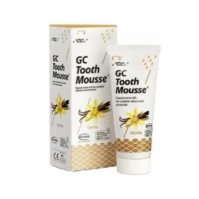 GC Tooth Mousse Pasta do zębów Płynne szkliwo bez fluoru Wanilia, 35ml