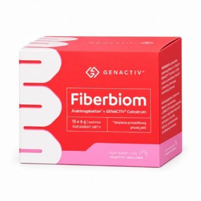 GENACTIV Fiberbiom z czarną porzeczką, 15 sasz.