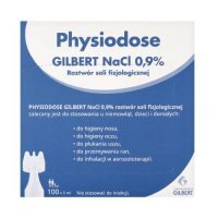 GILBERT NaCl 0,9% fizjologiczny roztwór soli 100 ampułek