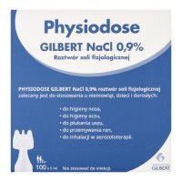 GILBERT NaCl 0,9% fizjologiczny roztwór soli 100 ampułek