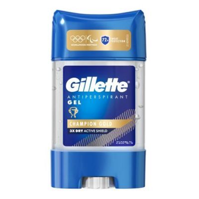 Gillette Antyperspirant w żelu dla mężczyzn Champion Gold, 70 ml