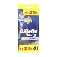 Gillette Blue 3 smooth Maszynki do golenia, 6szt.