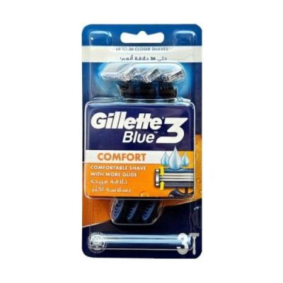 Gillette Blue3 Comfort Jednorazowe maszynki do golenia dla mężczyzn, 3szt.