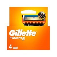Gillette Fusion5 Wkłady wymienne do maszynki do golenia z 5 ostrzami, 4 szt.