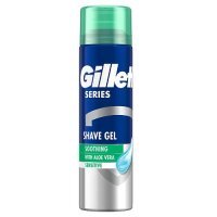 Gillette Series Sensitive Aloes Żel do golenia, 200 ml