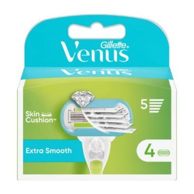 Gillette Venus Extra Smooth Wkłady do maszynki, 4szt.