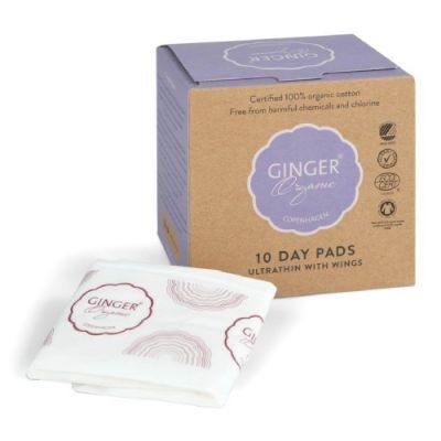GingerOrganic Podpaski na dzień, 10 szt