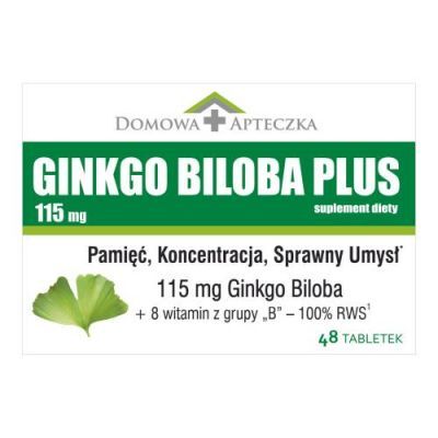 DOMOWA APTECZKA Ginkgo Biloba Plus, 48 tabletek