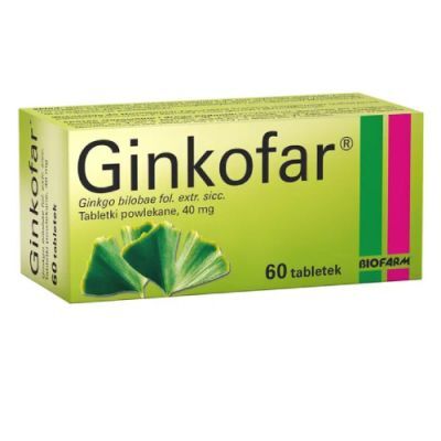 GINKOFAR 40 mg  60 tabletek