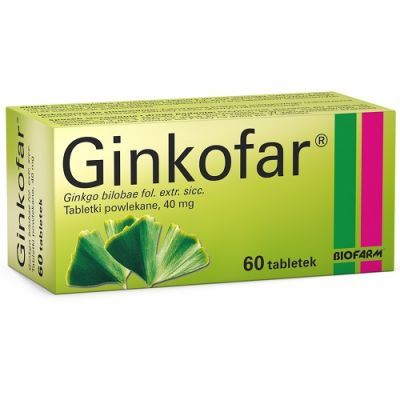 GINKOFAR 40 mg  60 tabletek
