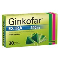 Ginkofar Extra 240 mg, 30 tabletek powlekanych