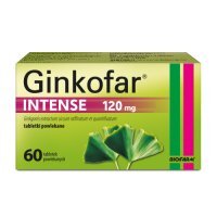 GINKOFAR INTENSE 120 mg 60 tabletek powlekanych