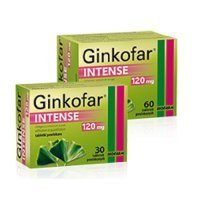 GINKOFAR INTENSE 120 mg 60 tabletek powlekanych