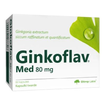 Ginkoflav med 0,08 g, 60 kaps.- Lek poprawiający pamięć i koncentrację