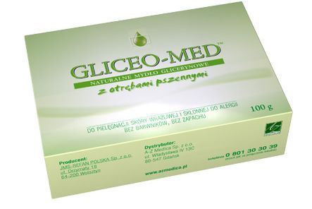 GLICEO-MED naturalne mydło glicerynowe z otrębami pszennymi 90 g