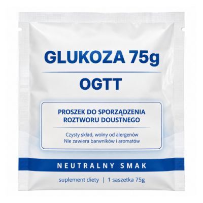 Glukoza OGTT-K proszek do sporządzenia roztworu doustnego smak neutralny, 75 g
