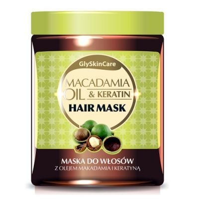 GLYSKINCARE MACADAMIA OIL Maska do włosów z olejem Macadamia 300 ml