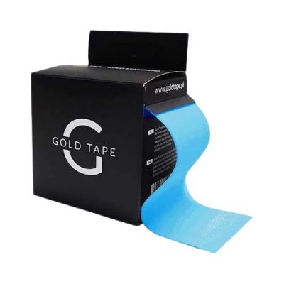 Gold Tape Taśma do kinesiotapingu 5 cm x 5 m niebieska, 1 szt.