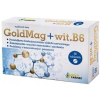GOLDMAG + WITAMINA B6 60 tabletek GOLDFARMEX