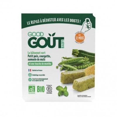 Good Gout BIO BLW Paluszki z groszku i cukinii, 120g