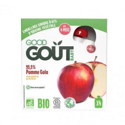 Good Gout BIO Jabłko, 4x85g  KRÓTKA DATA 28.02.2025