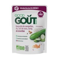 Good Gout BIO Krewetki z ryżem, cukinią i mlekiem kokosowym, 190g